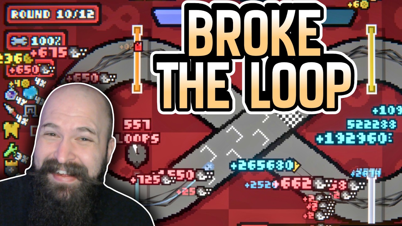 I Used BOOST and Ghosts to BREAK this Idle Roguelite On Stream (The Loopler)