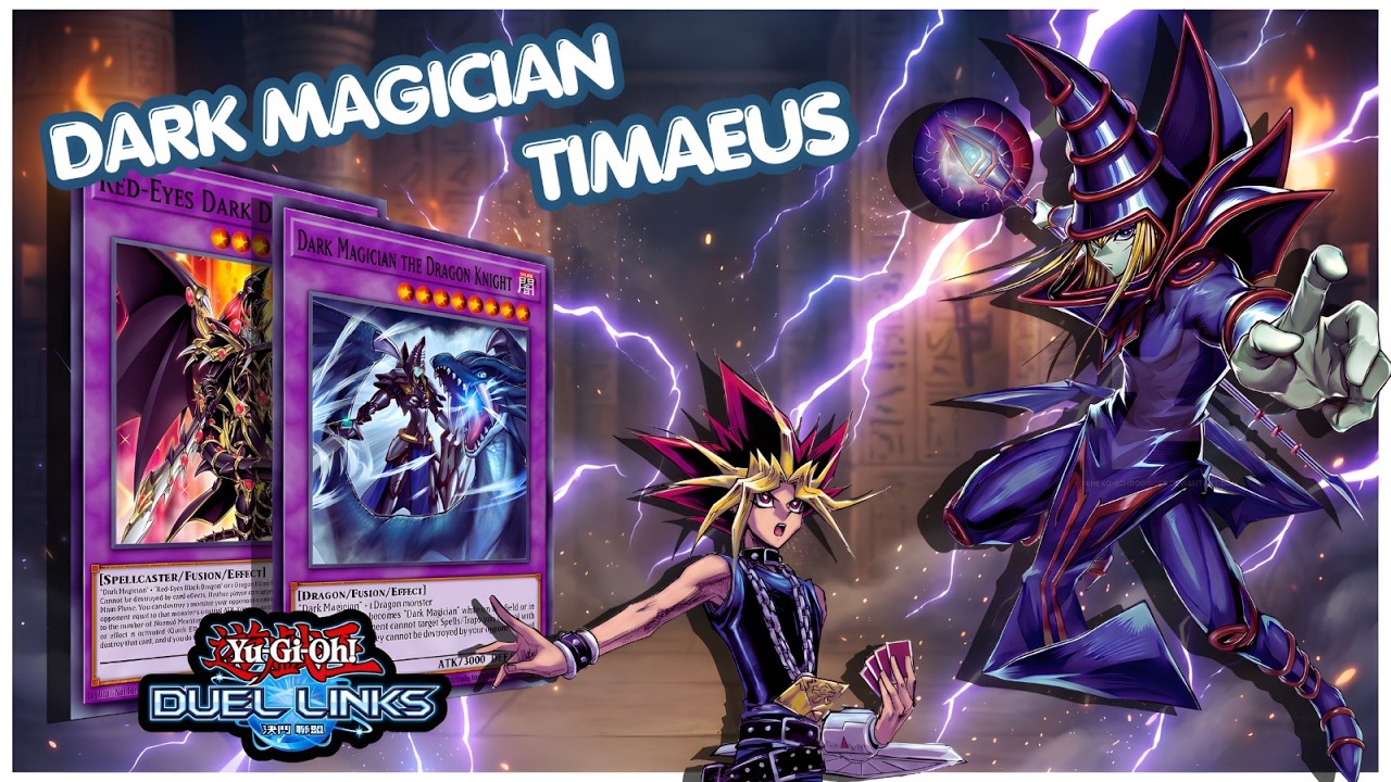 INSANE DARK MAGICIAN DECK! RED-EYES DARK DRAGOON IS BROKEN! DUEL LINKS