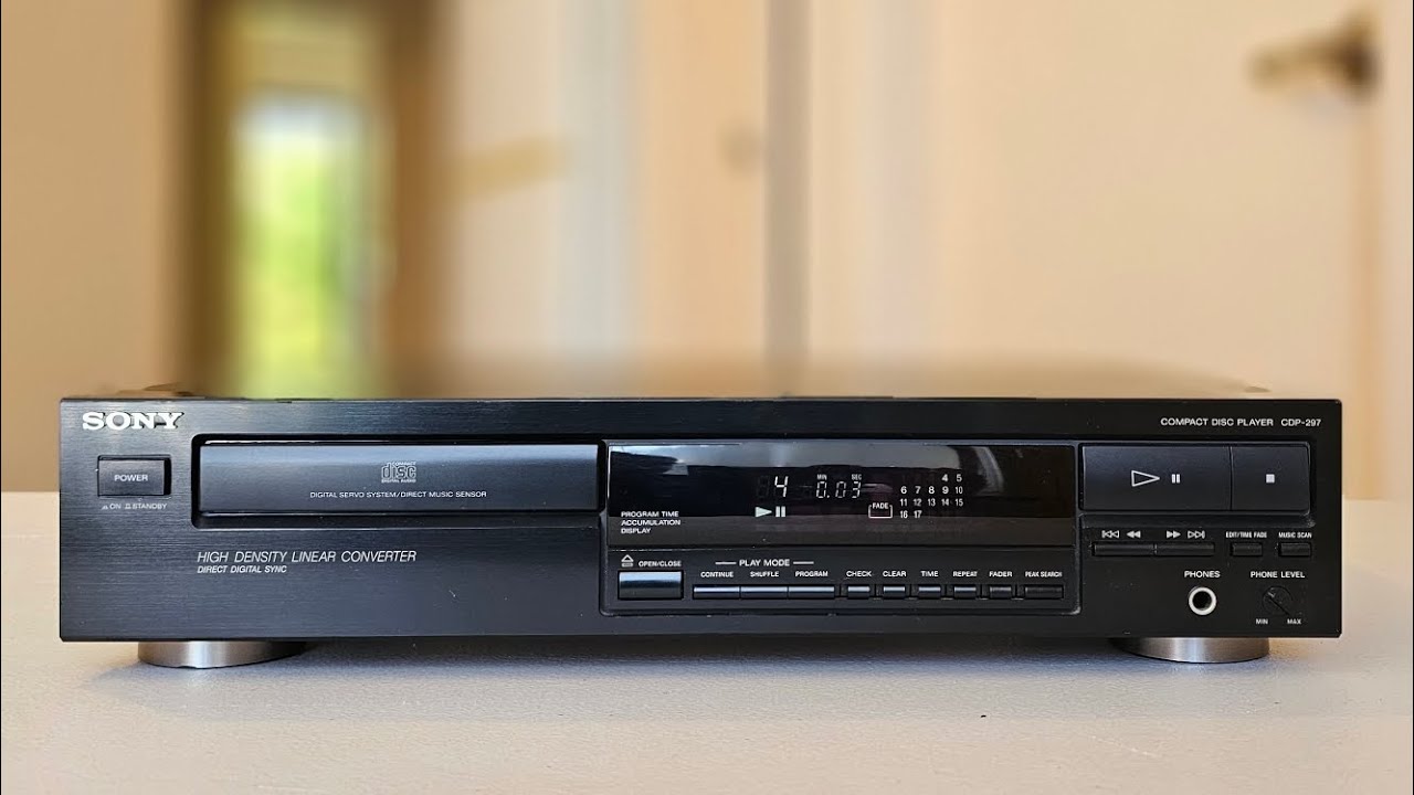 Sony Audio CD Player CDP-297