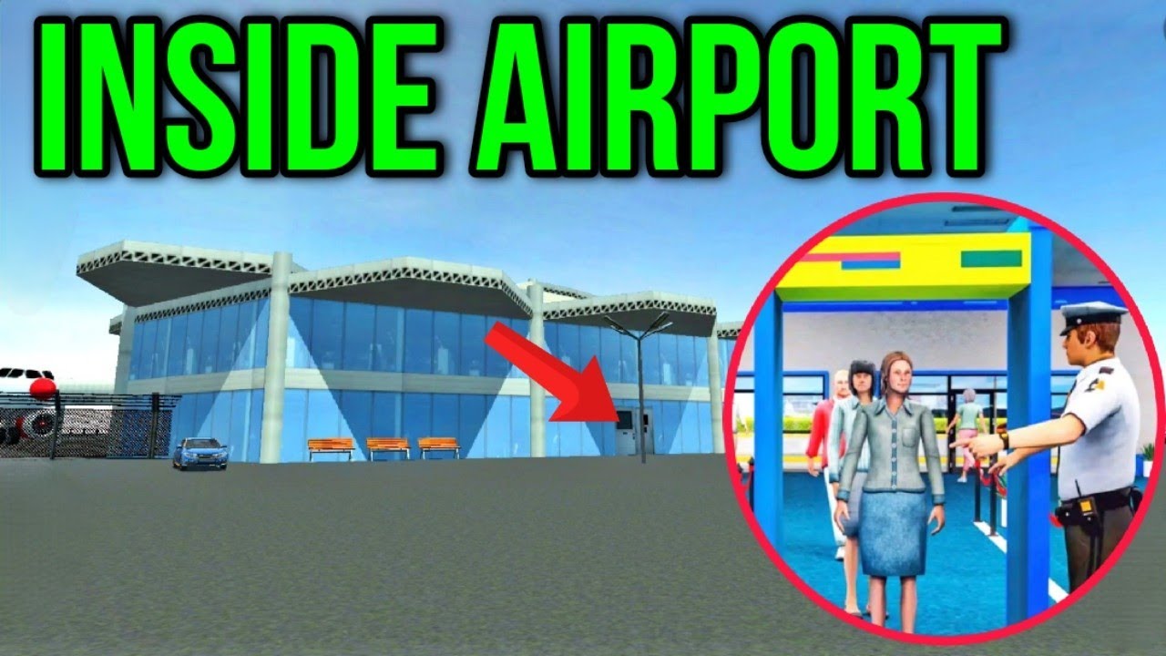 Внутри аэропорта в Car Simulator 2