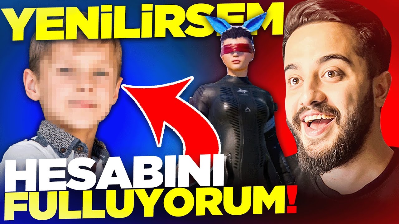 10 YAŞINDA ÇOCUĞA YENİLİRSEM HESABINI FULLUYORUM! PUBG Mobile