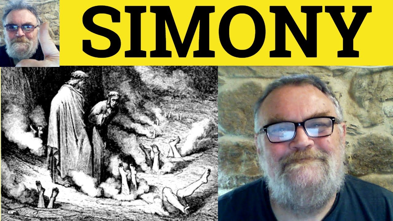 😎 Simony Meaning - Simony Defined - Simony Examples - Simony Definition - Simony