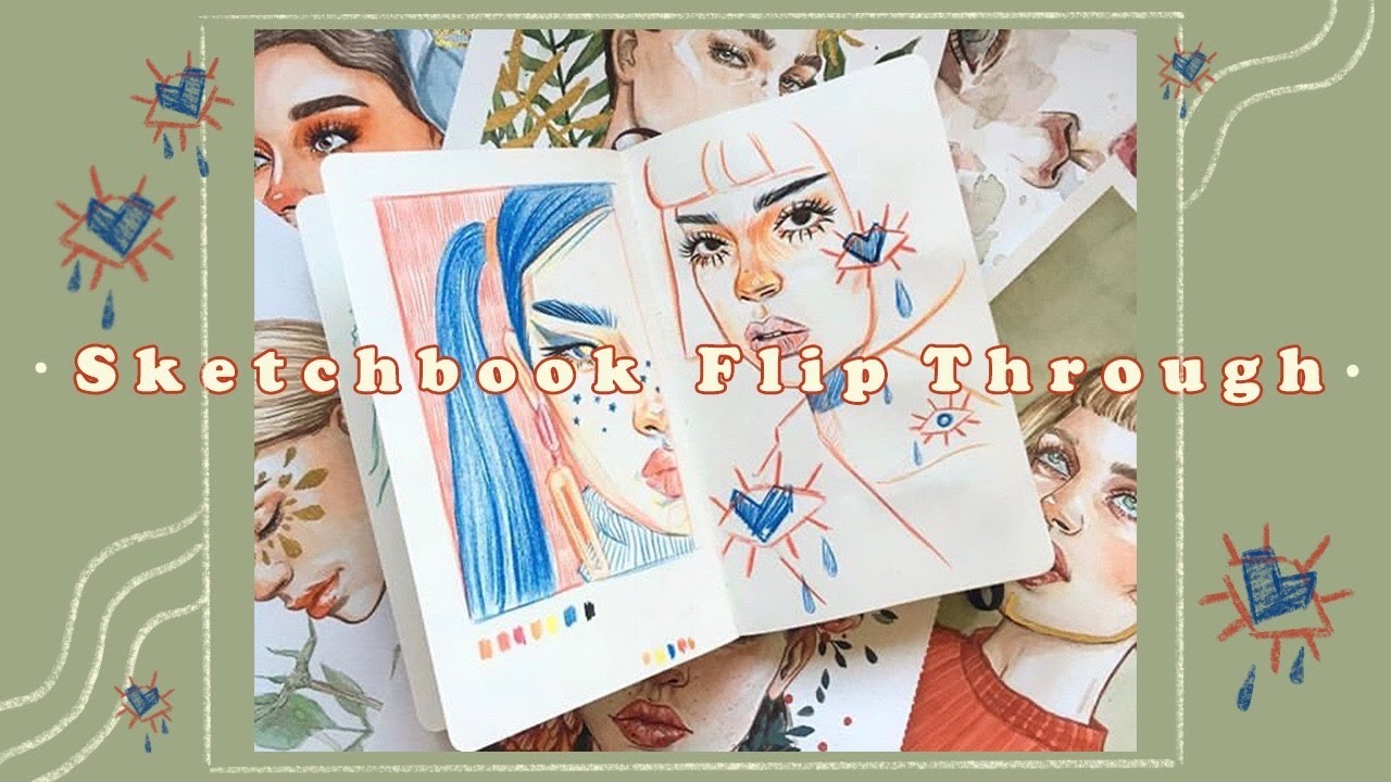 SKETCHBOOK FLIP THROUGH  🌱 2018-2020