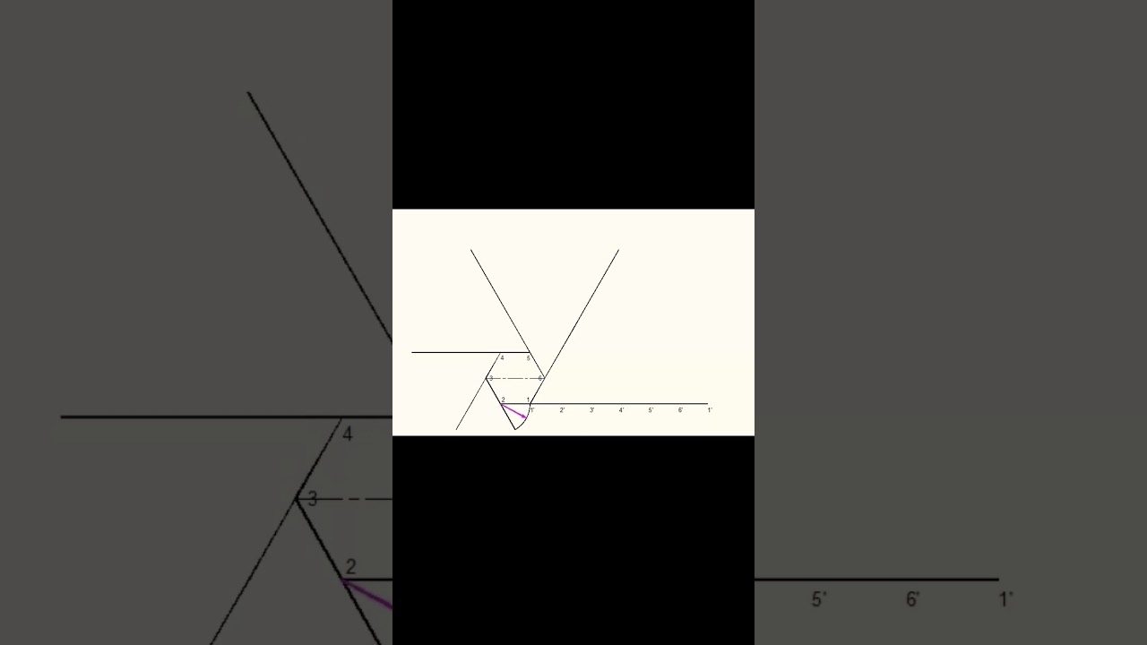 Involute of HEXAGON-2 #education #engineering #engineeringdrawing