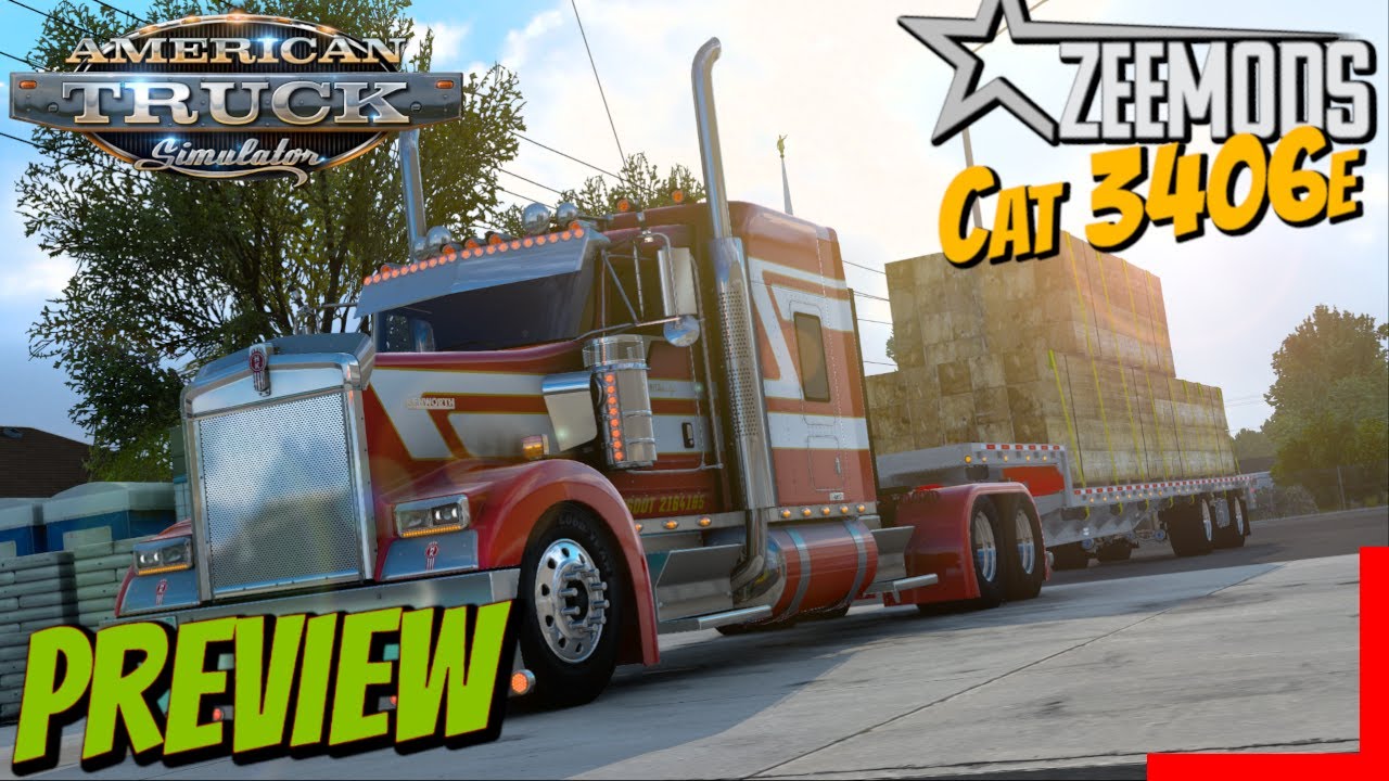 NEW !! ZEEMODS CAT 3406E - Preorder now ! Hi-way Kenworth w900 TONIGHT