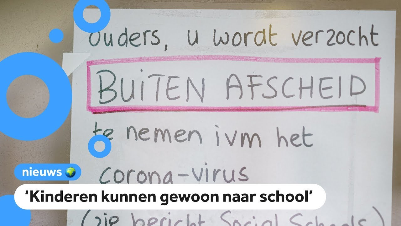 Scholen blijven open, maar nemen wel extra maatregelen