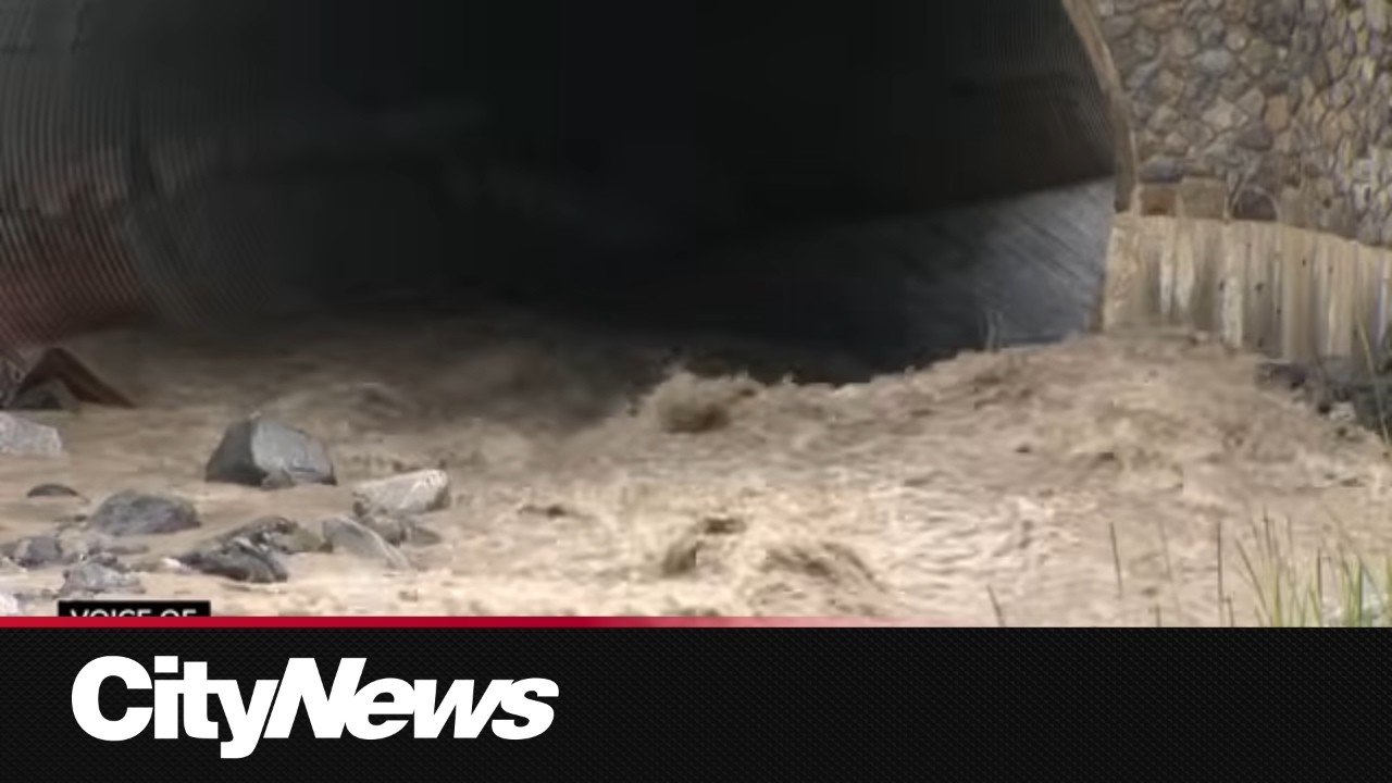 Предупреждение о высоком уровне воды в Канморе, оползни в Кананаскисе