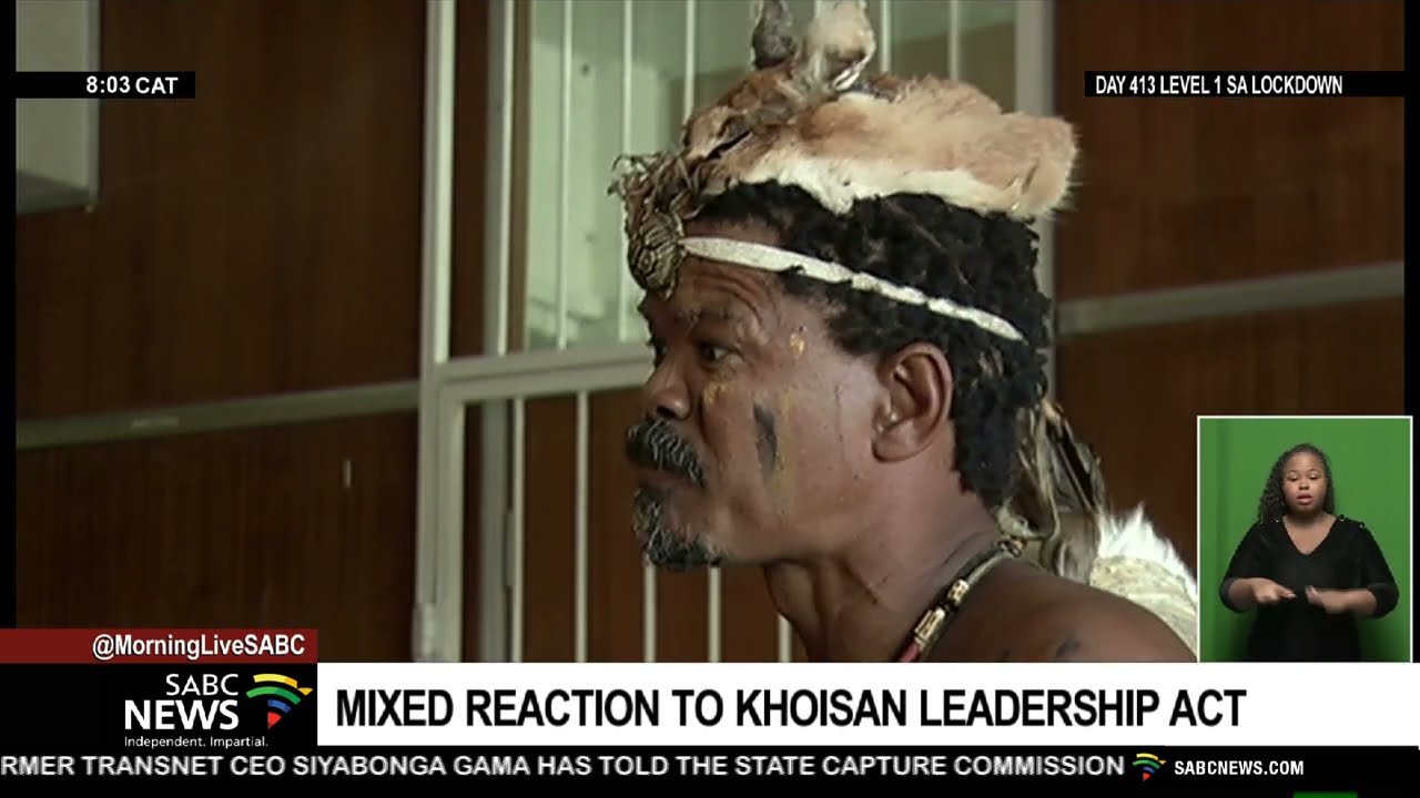 Mixed reaction to Khoisan Leadership Act
