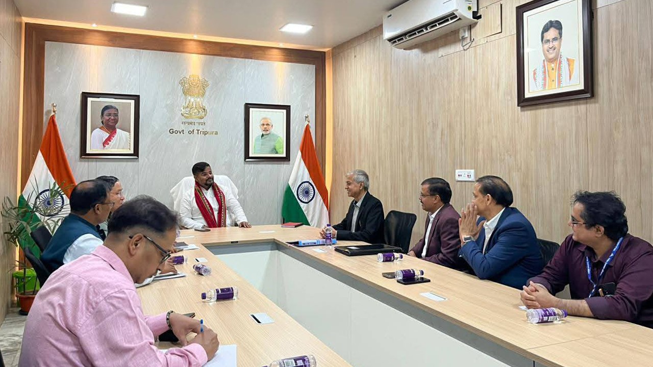 Minister Sushanta Chowdhury held meeting at Secretariat to discuss reopening of Kailashahar Airport
