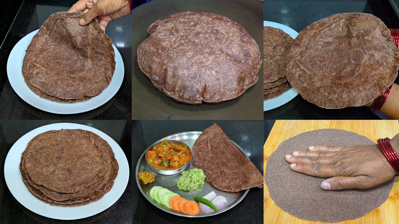ಮೃದುವಾಗಿ ಪೂರಿ ತರ ಉಬ್ಬಿ ಬರುವ ರಾಗಿ ರೊಟ್ಟಿ | Ragi Rotti Recipe in Kannada | How to make Soft Ragi Roti