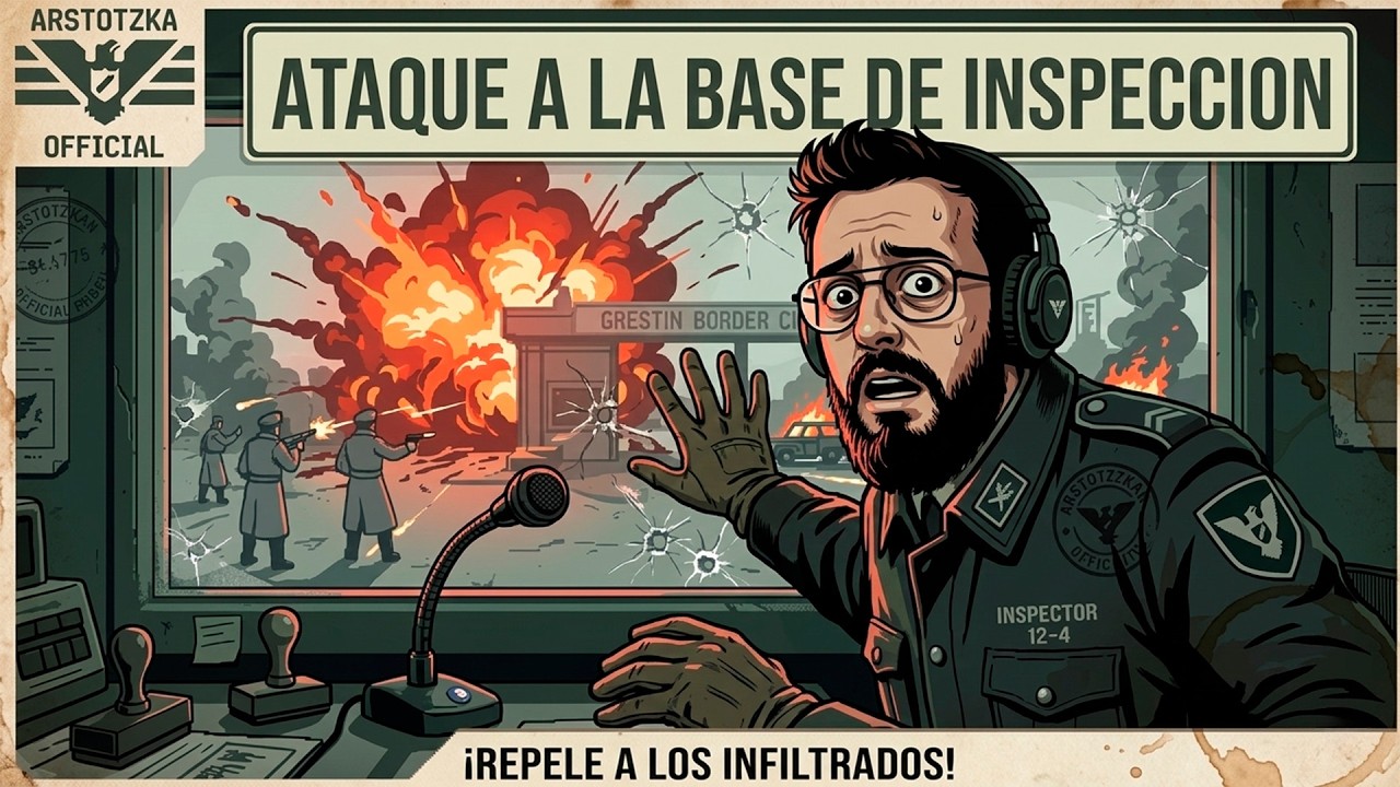 BOMBARDEAN LA BASE Y EL INSPECTOR ESCAPA?- 7 parte - PAPERS PLEASE