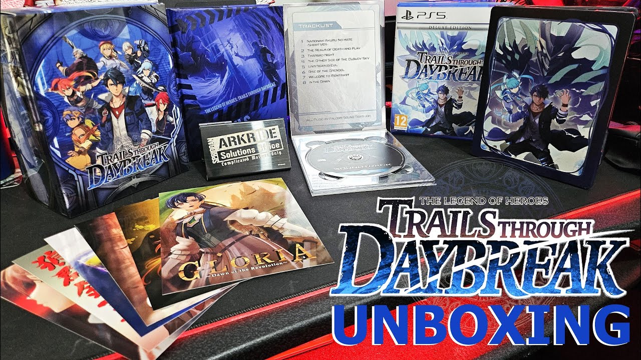The Legend of Heroes: Trails Through Daybreak Limited Edition Unboxing (PS5)