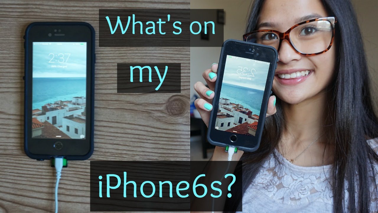 What's On My iPhone 6s! 2016