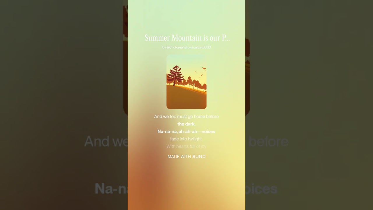 Summer Mountain is our Playground #힐링음악 #도전 #희망