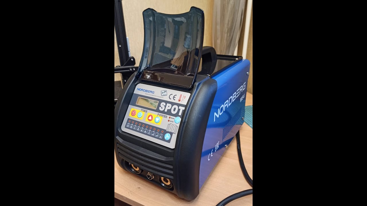Аппарат точечной сварки Nordberg WS4 220V (споттер для кузовных работ), распаковка, комплектация.
