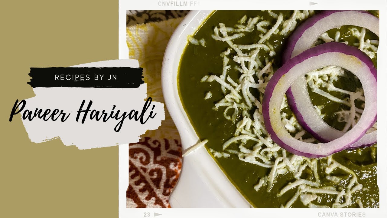 Paneer Hariyali Recipe