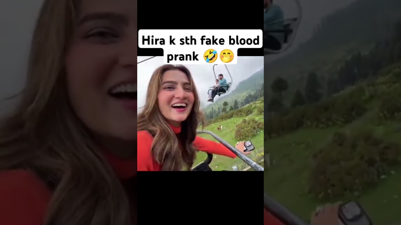 Hira k sth fake blood prank 🤣🤭, Sistrology new vlog #sisters #sisterlogy #love #happiness