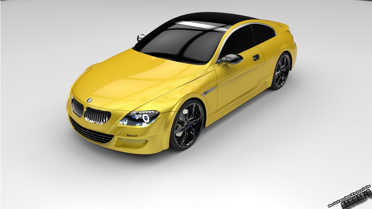 Solidworks Tutorial # 14 BMW M6 with Solidworks part 01 /23