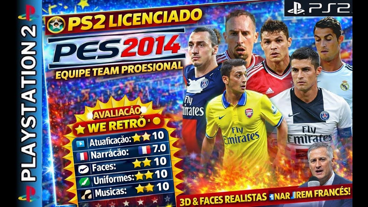 PES 2014 PS2 🔥 Equipo Team Profesional