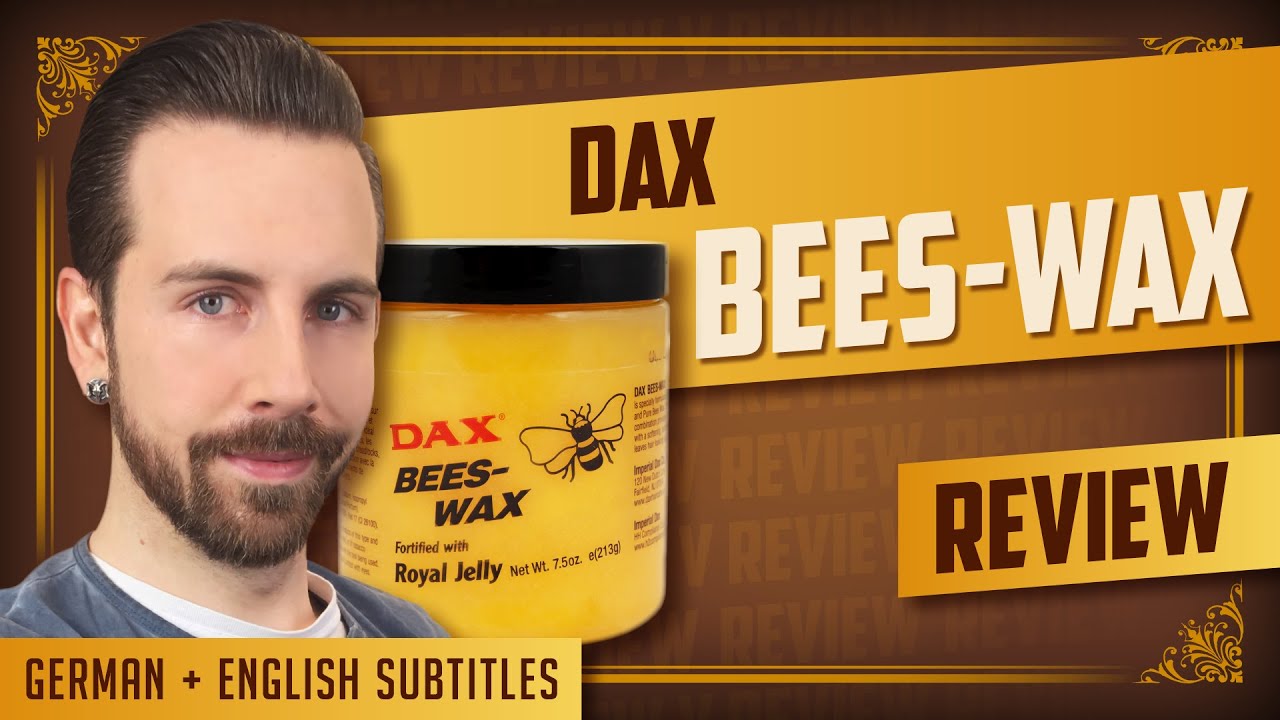Was ist Royal Jelly? | DAX Bees-Wax Pomade Review | German + English subtitles