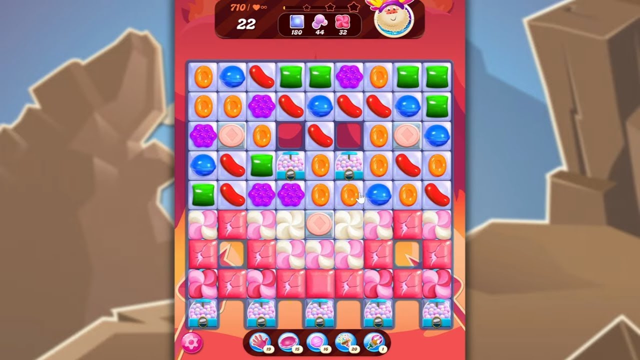 Candy Crush Saga LEVEL 710 NO BOOSTERS&nbsp;(new version)🐟☑️