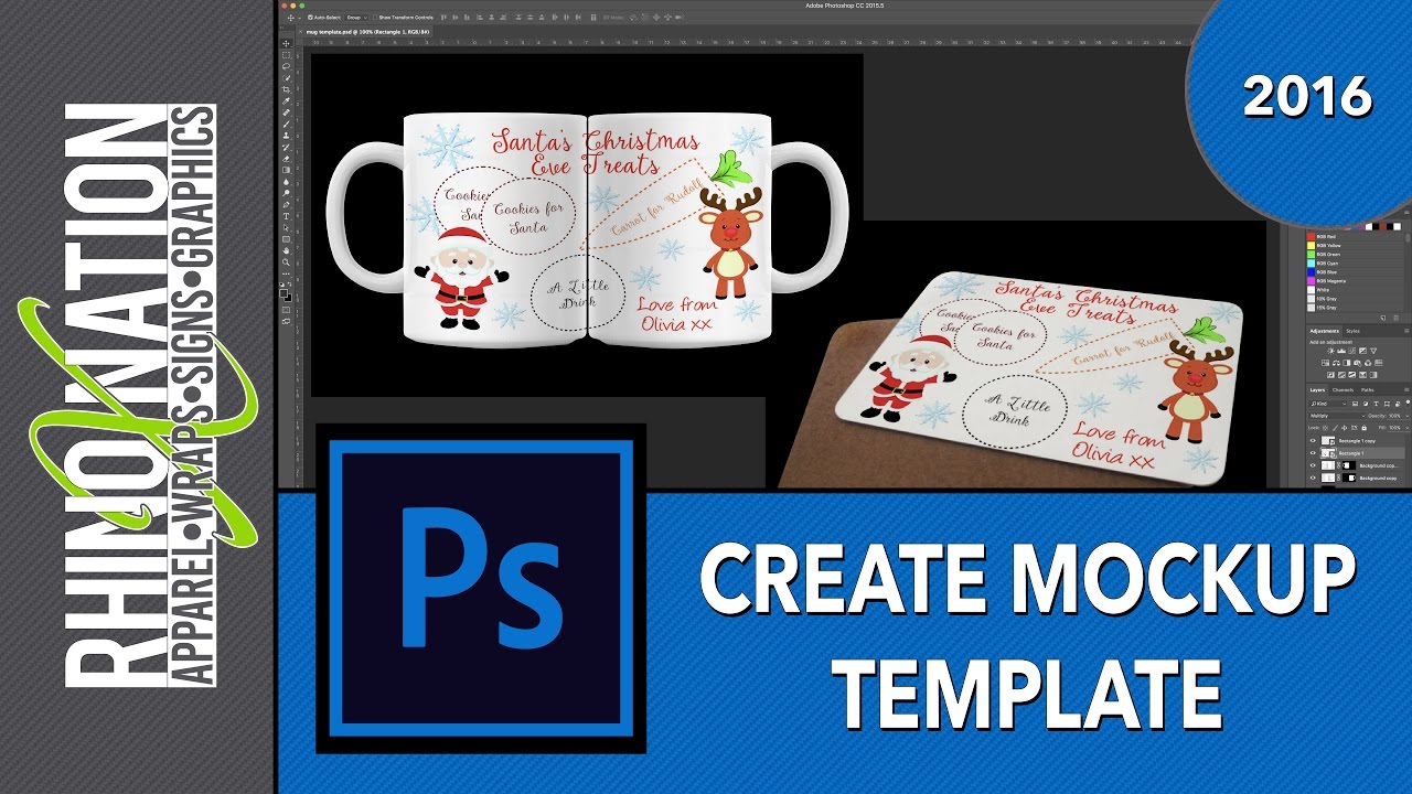 Creating Mockup Templates in Photoshop