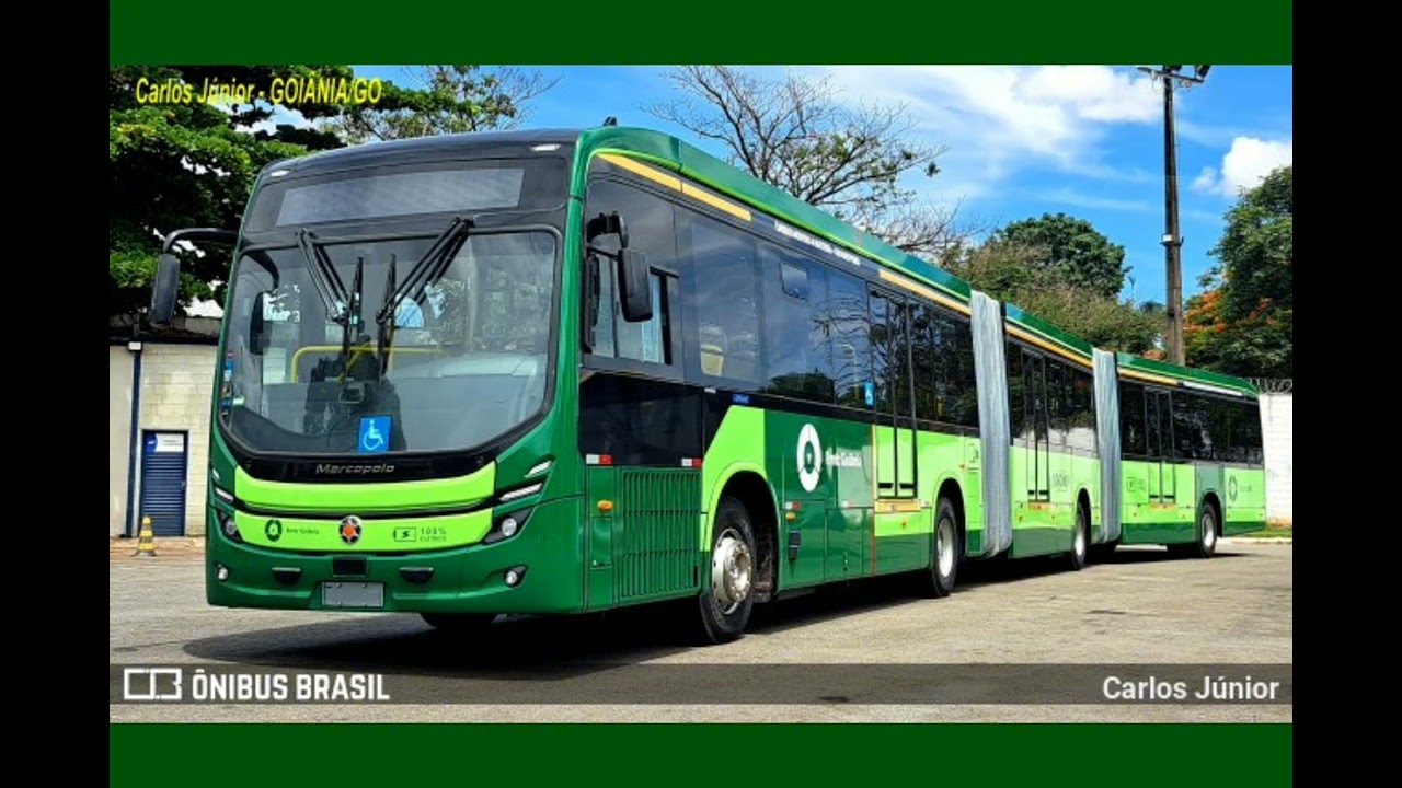 Marcopolo attivi Volvo Biarticulado o maior ônibus elétrico do mundo no BRT de Goiânia  