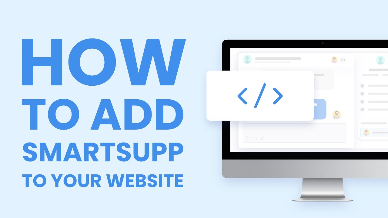 How to add Smartsupp to your website [VIDEO GUIDE]