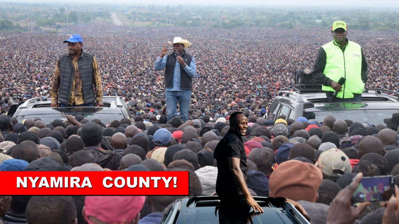 Gachagua, Kalonzo and other united opposition Mega Rally in Nyamira to popularise Wantam slogan!🔥