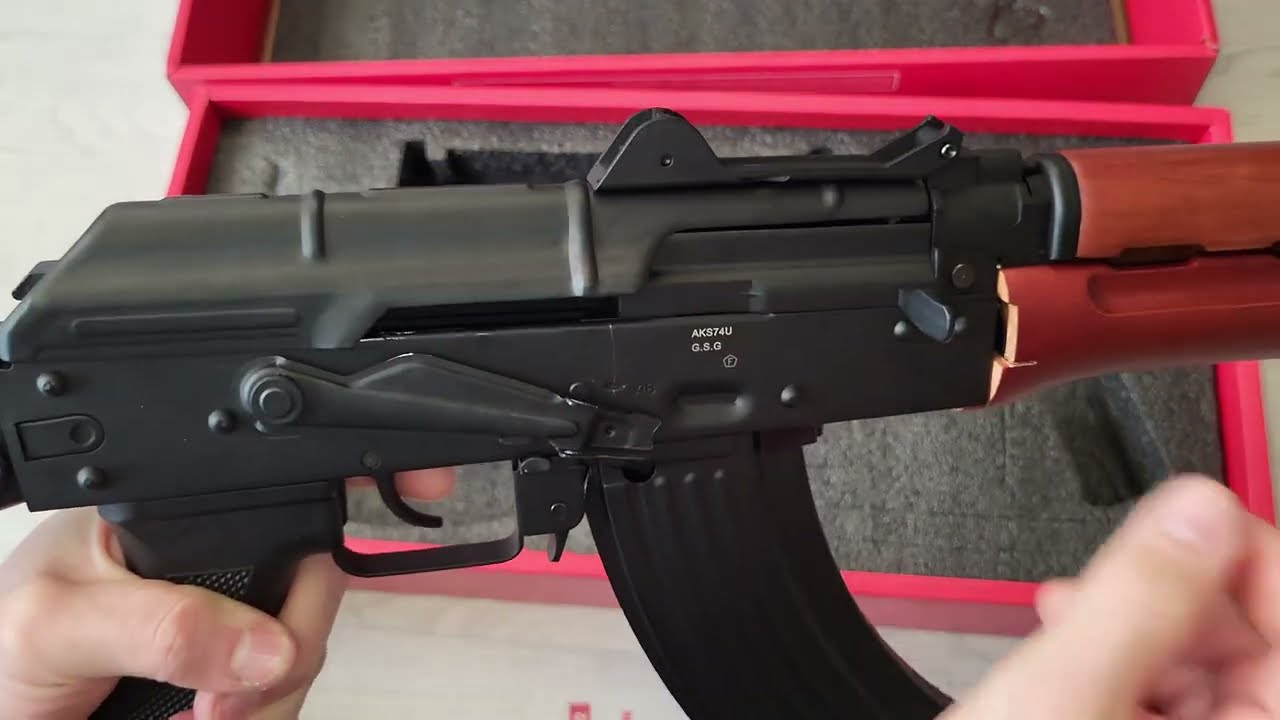 CO2 Gewehr // Cybergun/G.S.G. AKS-74U // 4.5mm // Review // F- Zeichen