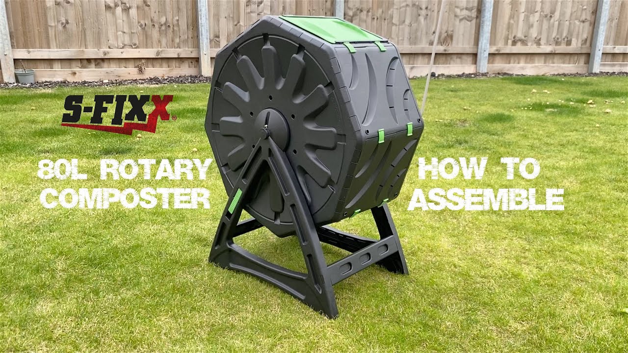 SFIXX - 80L Rotary Composter Assembly