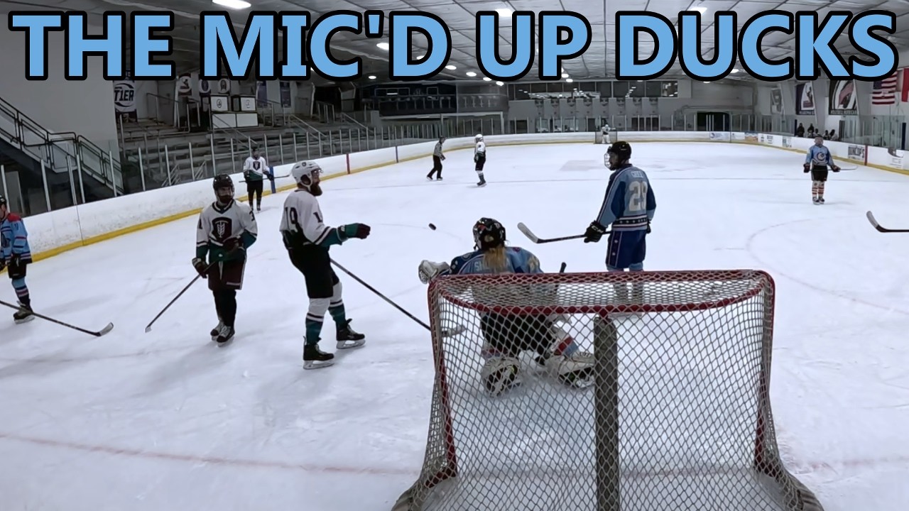 THE MIC'D UP DUCKS... *MIC’D UP* Go Pro Hockey Goalie