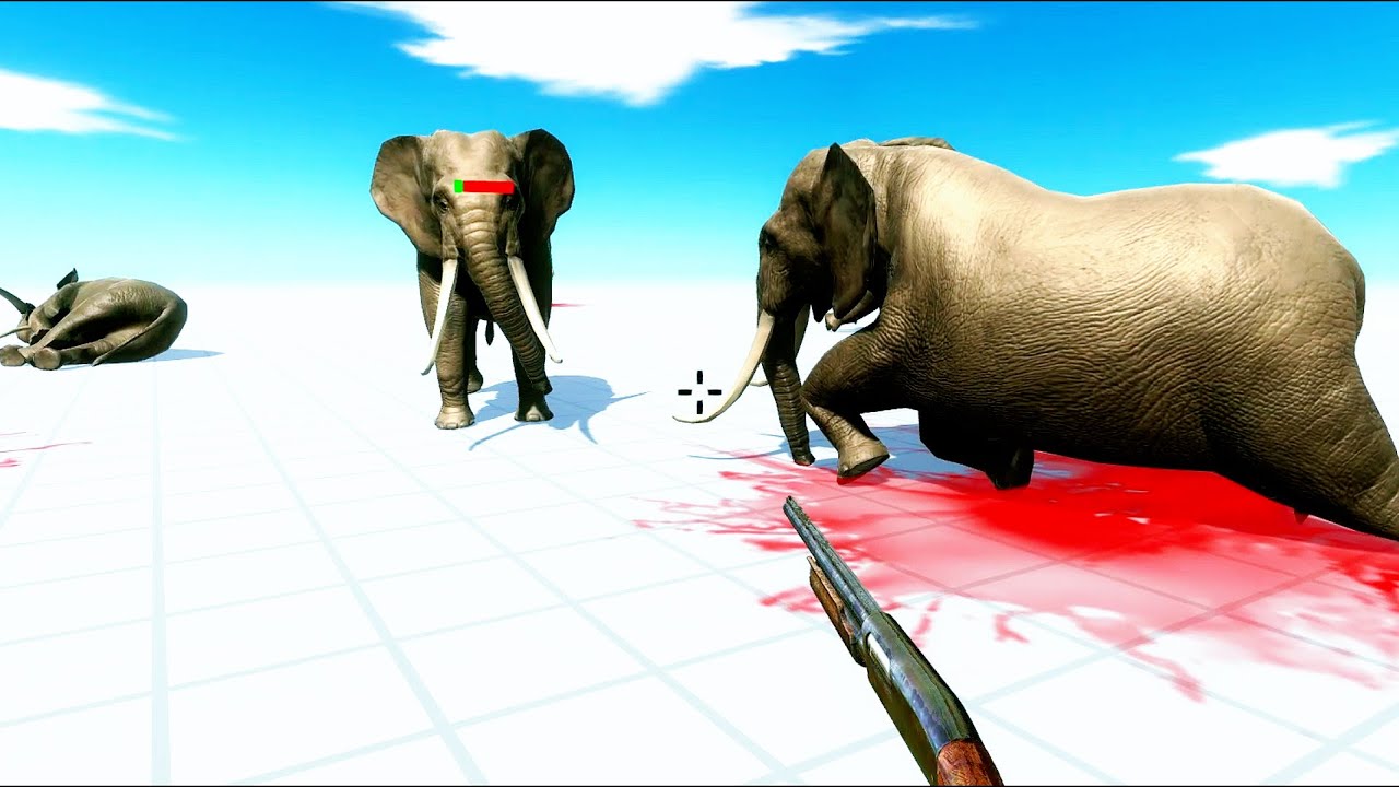 Can I Survive from Elephant? 😱 | ARBS Simulator Battle