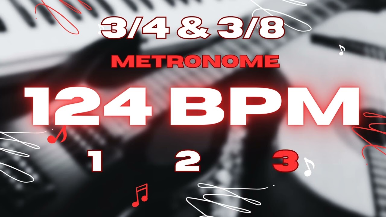 124 BPM - 3/4 & 3/8 Metronome