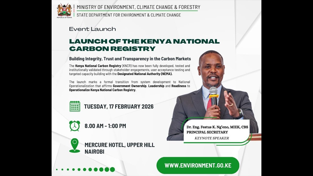Launch of Kenya National Carbon Registry