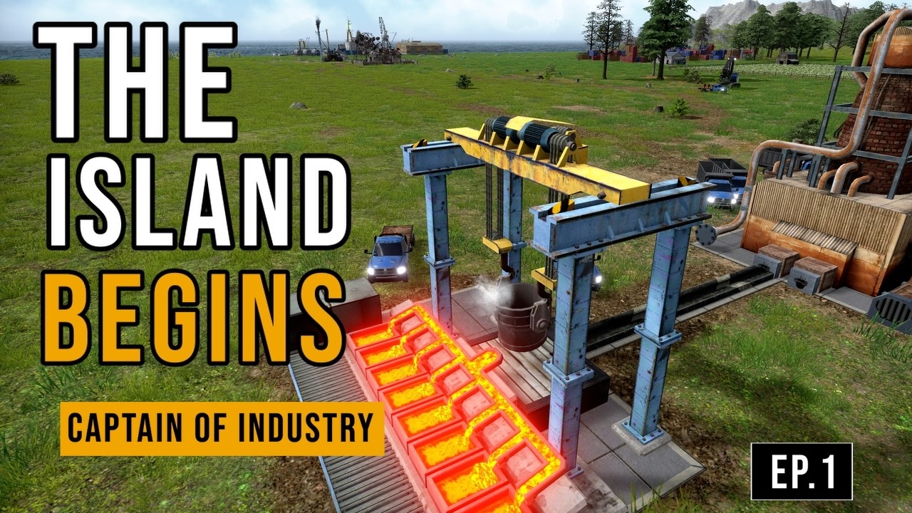 I Tried Captain of Industry For The First Time… | First Factory Build