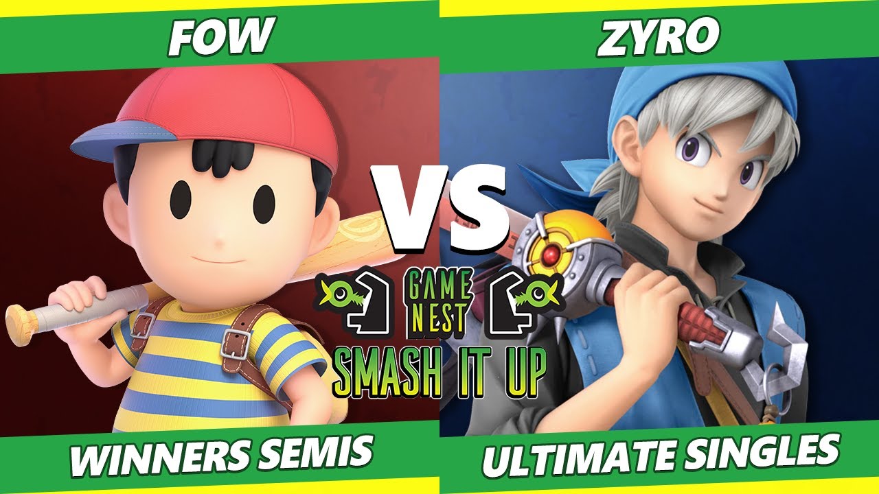 Smash It Up 26 Winners Semis - Zyro (Pokemon Trainer, Hero) Vs. FOW (Ness) SSBU Ultimate Tournament