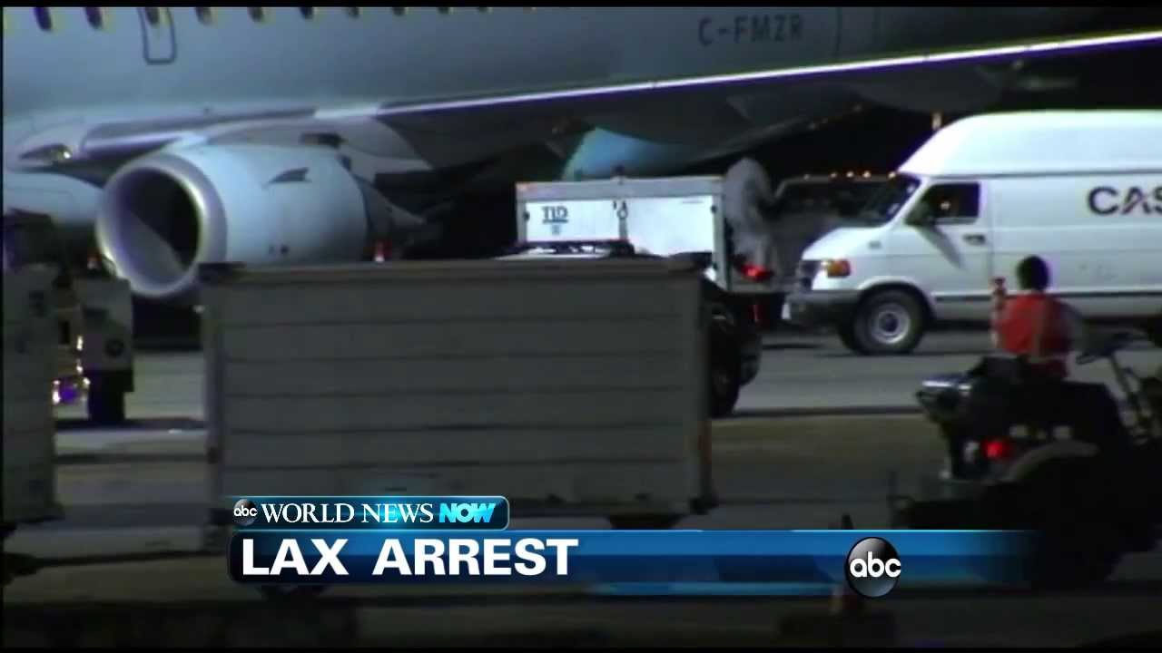 WEBCAST: LAX ARREST