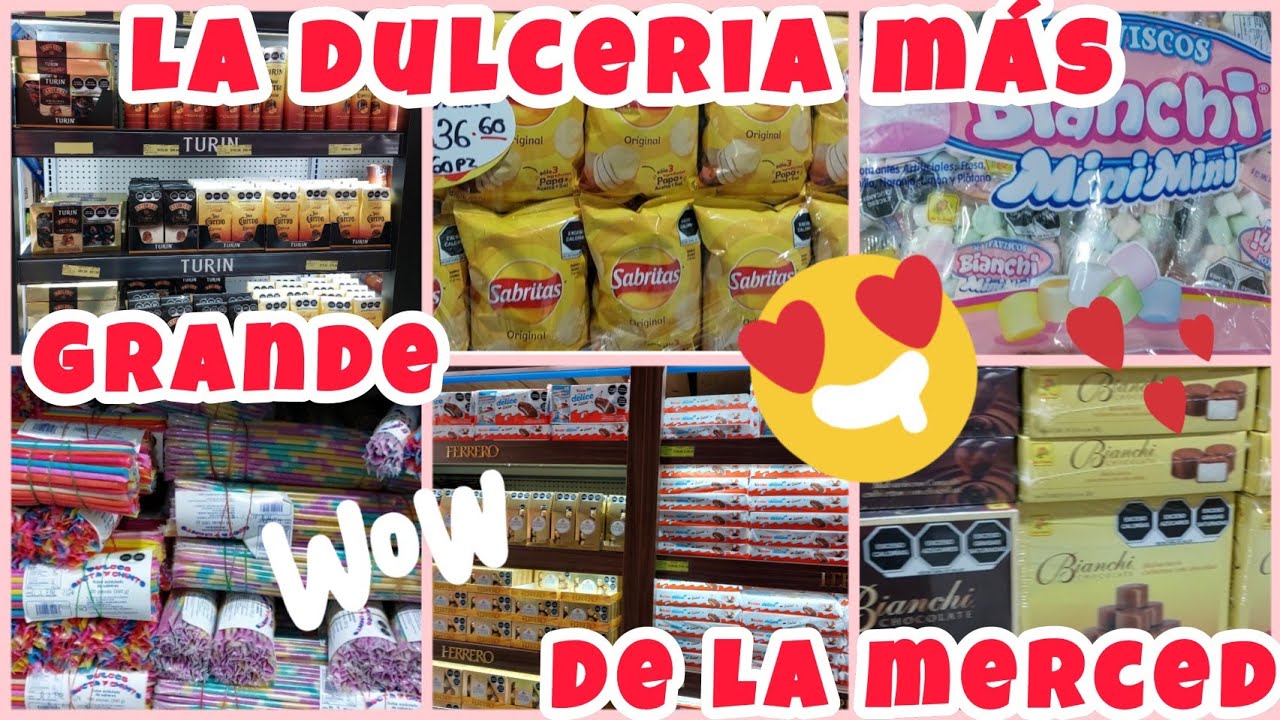 LA MEGA DULCERIA MÁS GRANDE Y FAMOSA  DE LA MERCED/CANDY CAMI/ AQUI SE SURTEN LAS TIENDAS DEL CENTRO