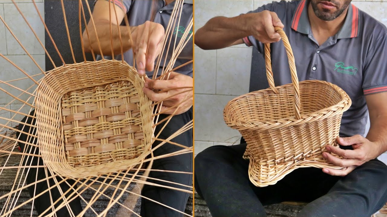 How To Weave Willow Basket | Basket Weaving Techniques