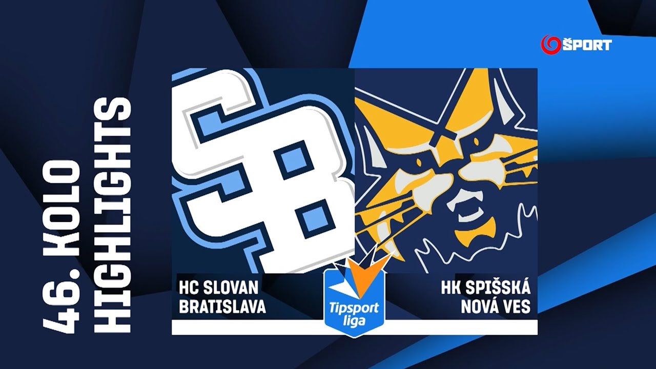 46. kolo: HC Slovan Bratislava – HK Spišská Nová Ves 1:2 (0:0, 0:0, 1:2)