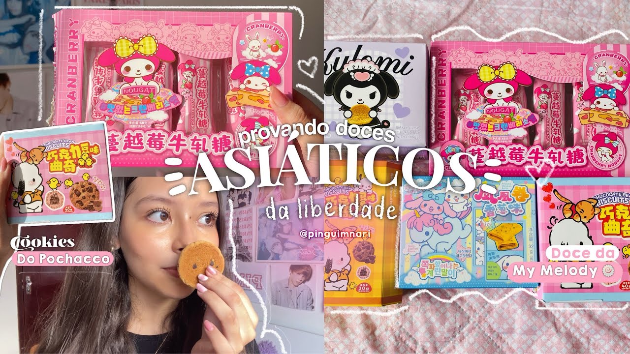 ₊˚⊹ᰔ Provando DOCES ASIÁTICOS! 🍥🎀 | Pinguimnari