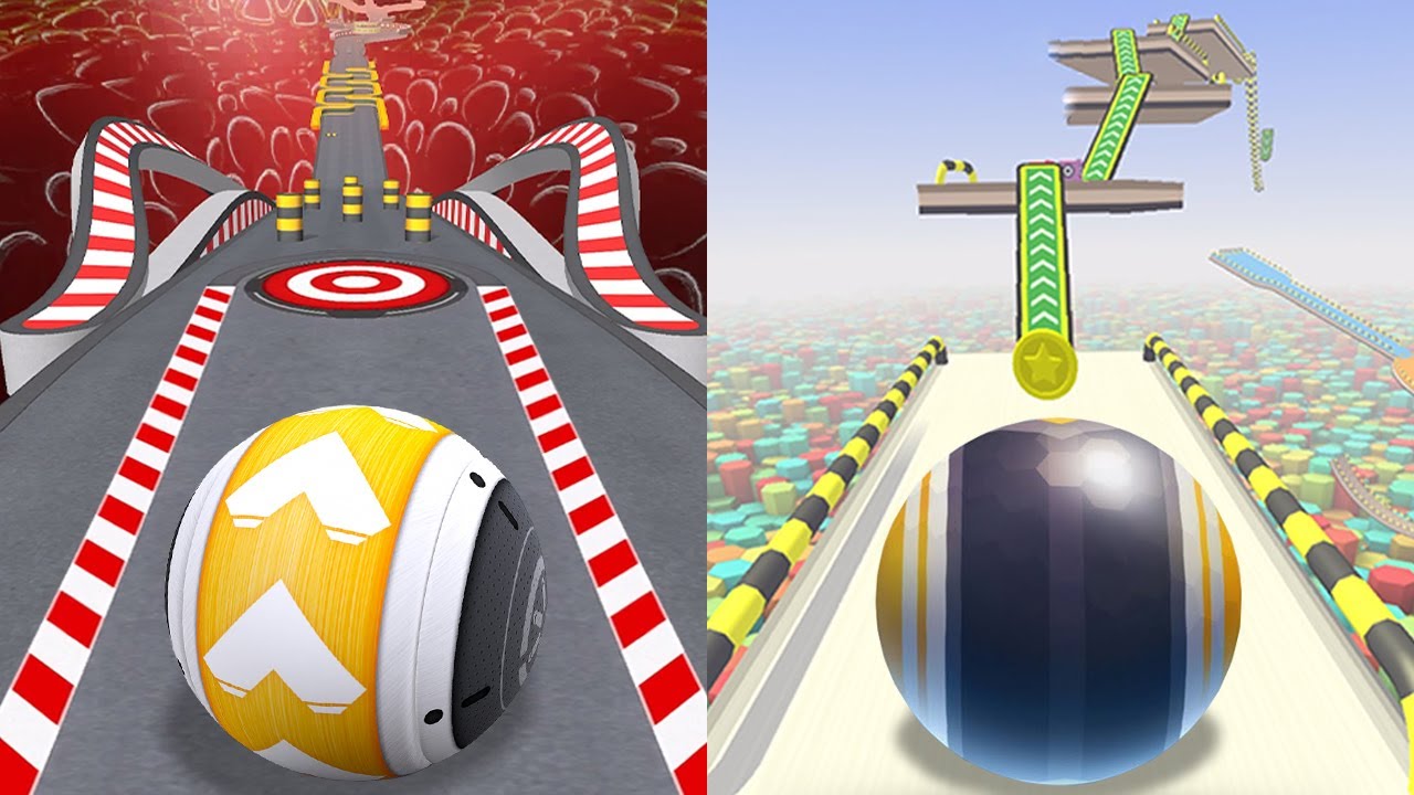 🌈 Going Balls VS Action Balls,Rollance Adventure Ball,Temple Rolling Balls,Rolling Balance Ball 3D