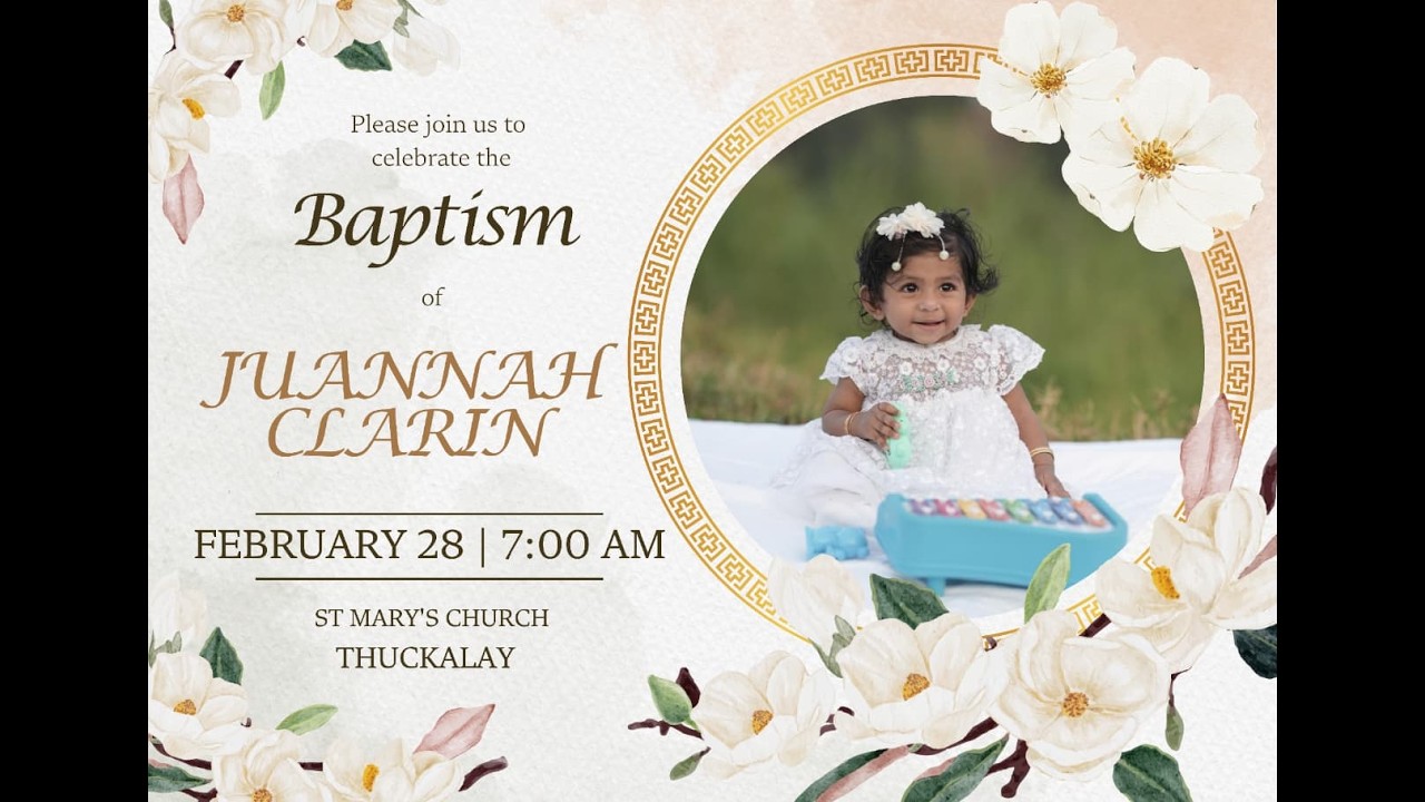 Live I Baptism of JUANNAH CLARIN I 28-02-2026
