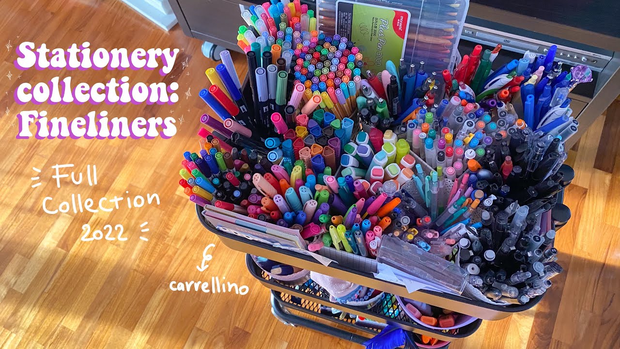 MY STATIONERY COLLECTION - EP 6: Fineliners! (La mia collezione di cancelleria)