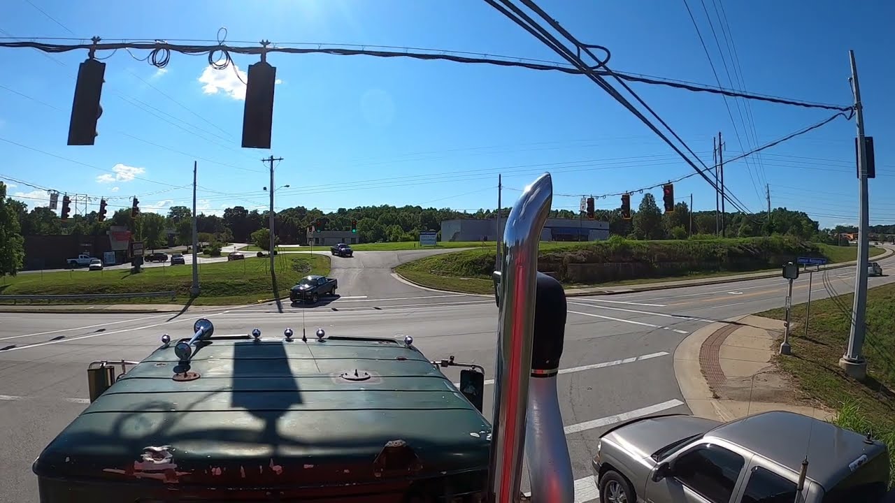 1979 International Transtar 4070B, 350 Big Cam Cummins, The Green Machine, Video #1...