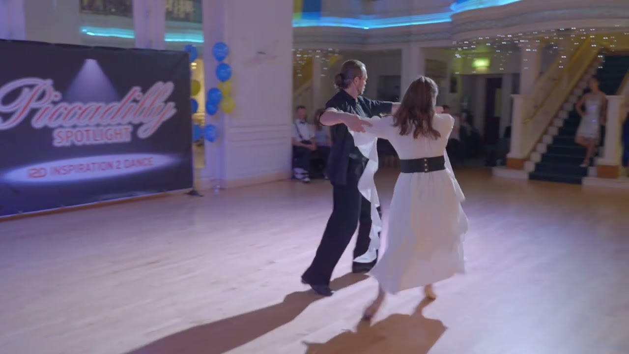 Captivating Pro-Am Smooth Tango show ‘Ice’ by Evheniia & Byron at Piccadilly Spotlight 2025