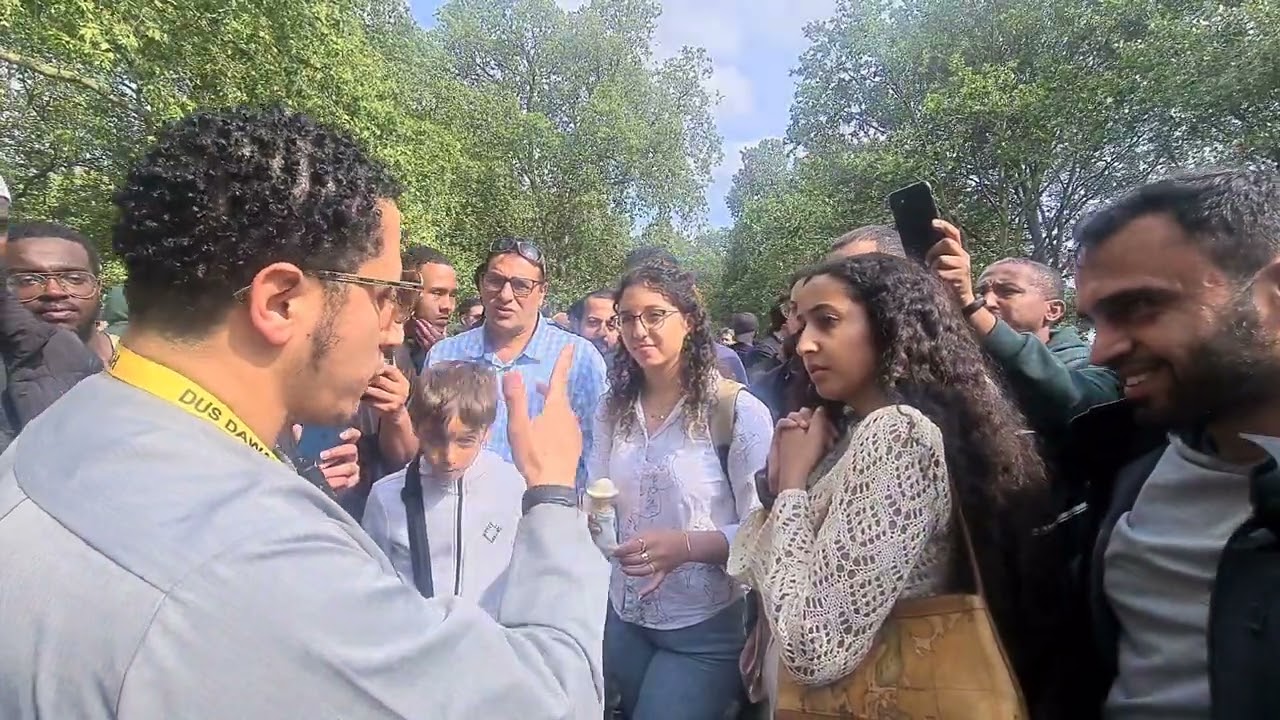 Br shamsi challenges Arab Christians Ladies on their belief | Speakers corner