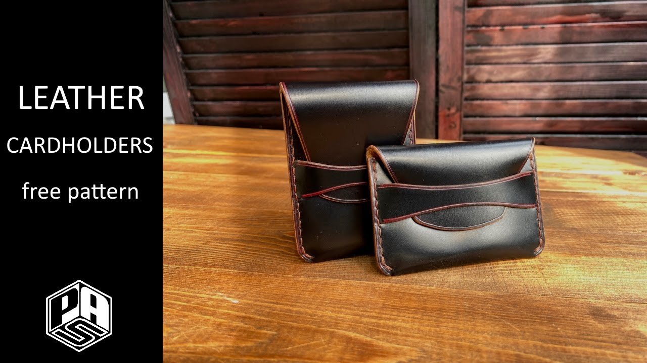 Leather Cardholders/Miniwallet making. FREE PDF pattern