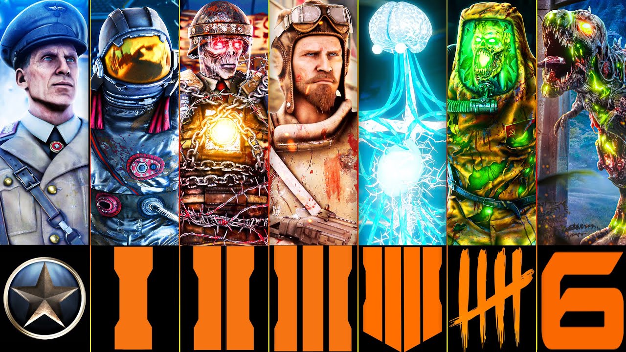 ⭐ULTIMATE ZOMBIES EASTER EGG ROULETTE⭐34 MAP SPEEDRUN⭐ CALL OF DUTY: BLACK OPS 1/2/3/4/5/6 ZOMBIES⭐